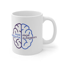 Load image into Gallery viewer, White Ceramic Mug 11oz - Know Dementia | Know Alzheimer’s
