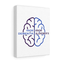 Load image into Gallery viewer, White Frameless Canvas - Know Dementia | Know Alzheimer’s
