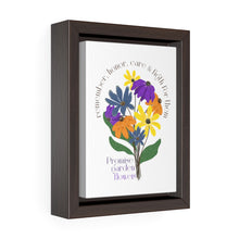 Load image into Gallery viewer, Premium White Framed Canvas - Promise Garden Flowers
