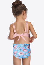 Load image into Gallery viewer, Tie Back Double-Strap Two-Piece Swim Set
