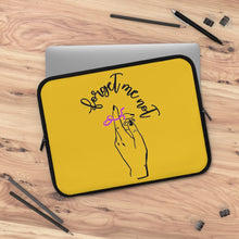 Load image into Gallery viewer, Yellow Laptop Sleeve - Forget me (k)Not
