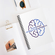 Load image into Gallery viewer, White Spiral Notebook - Know Dementia | Know Alzheimer’s
