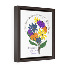 Load image into Gallery viewer, Premium White Framed Canvas - Promise Garden Flowers
