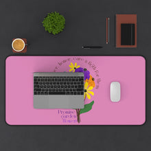 Load image into Gallery viewer, Pink Desk Mat - Promise Garden Flowers
