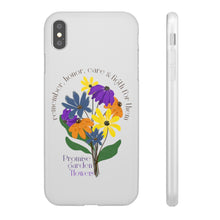 Load image into Gallery viewer, White Phone Case - Promise Garden Flowers
