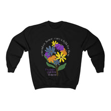 Load image into Gallery viewer, Female Crewneck Sweatshirt - Promise Garden Flowers
