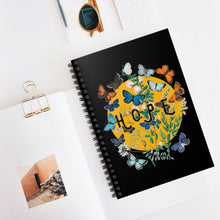 Load image into Gallery viewer, Black Spiral Notebook - Hope
