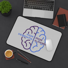 Load image into Gallery viewer, Silver Desk Mat - Know Dementia | Know Alzheimer’s
