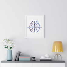 Load image into Gallery viewer, Framed Vertical White Poster - Know Dementia | Know Alzheimer’s
