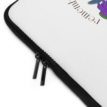 Load image into Gallery viewer, White Laptop Sleeve - Promise Garden Flowers
