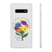 Load image into Gallery viewer, White Phone Case - Promise Garden Flowers
