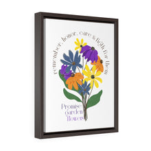 Load image into Gallery viewer, Premium White Framed Canvas - Promise Garden Flowers
