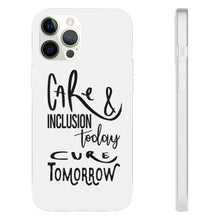 Load image into Gallery viewer, White Phone Case - Care &amp; Inclusion
