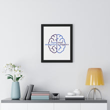 Load image into Gallery viewer, Framed Vertical White Poster - Know Dementia | Know Alzheimer’s
