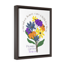 Load image into Gallery viewer, Premium White Framed Canvas - Promise Garden Flowers
