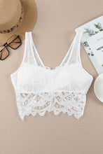 Load image into Gallery viewer, Lace Crochet Wide Strap Bralette
