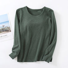 Load image into Gallery viewer, Round Neck Long Sleeve Lounge Top
