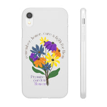 Load image into Gallery viewer, White Phone Case - Promise Garden Flowers
