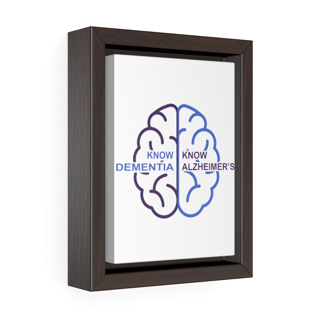 Premium White Framed Canvas - Know Dementia | Know Alzheimer’s