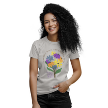 Load image into Gallery viewer, Woman Short Sleeve Tee - Promise Garden Flowers
