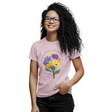 Load image into Gallery viewer, Woman Short Sleeve Tee - Promise Garden Flowers
