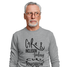 Load image into Gallery viewer, Male Crewneck Sweatshirt - Care &amp; Inclusion
