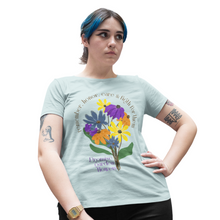 Load image into Gallery viewer, Woman Short Sleeve Tee - Promise Garden Flowers
