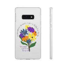 Load image into Gallery viewer, White Phone Case - Promise Garden Flowers
