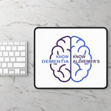 Load image into Gallery viewer, White Gaming Mouse Pad - Know Dementia | Know Alzheimer’s
