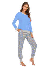 Load image into Gallery viewer, Long Sleeve Top and Polka Dot Pants Set
