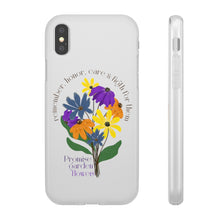 Load image into Gallery viewer, White Phone Case - Promise Garden Flowers
