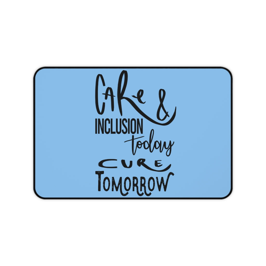 Blue Desk Mat - Care & Inclusion