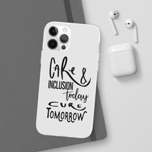 Load image into Gallery viewer, White Phone Case - Care &amp; Inclusion
