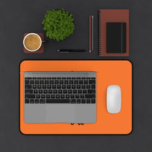 Load image into Gallery viewer, Orange Desk Mat - Care &amp; Inclusion
