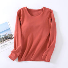 Load image into Gallery viewer, Round Neck Long Sleeve Lounge Top
