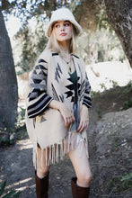 Load image into Gallery viewer, Leto Muir Woods Geometric Print Cardigan
