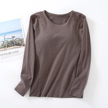 Load image into Gallery viewer, Round Neck Long Sleeve Lounge Top
