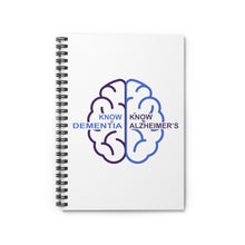 Load image into Gallery viewer, White Spiral Notebook - Know Dementia | Know Alzheimer’s
