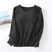 Load image into Gallery viewer, Round Neck Long Sleeve Lounge Top
