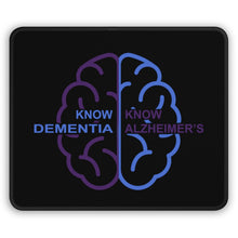 Load image into Gallery viewer, Black Gaming Mouse Pad - Know Dementia | Know Alzheimer’s
