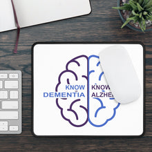 Load image into Gallery viewer, White Gaming Mouse Pad - Know Dementia | Know Alzheimer’s
