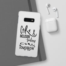 Load image into Gallery viewer, White Phone Case - Care &amp; Inclusion
