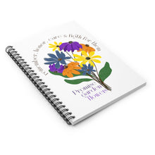 Load image into Gallery viewer, White Spiral Notebook - Promise Garden Flowers
