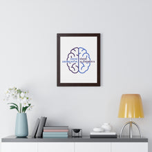 Load image into Gallery viewer, Framed Vertical White Poster - Know Dementia | Know Alzheimer’s
